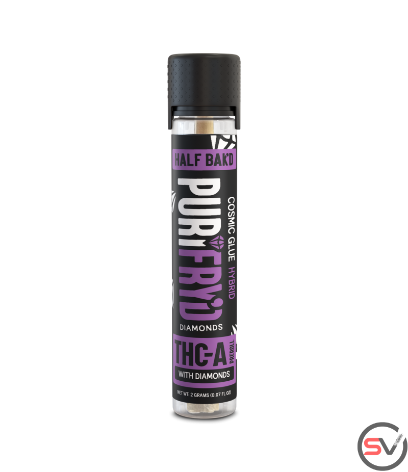 HALF BAKD THC-A PURIFRY'D 2G PREROLL WITH DIAMONDS